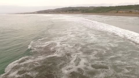 Surfing at Punta de Lobos in Pichilemu in Chile