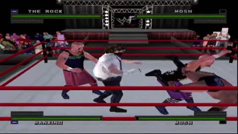 WWF Attitude PS1: Tornado match #18