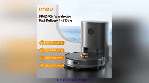 Best Seller Imou Self-empty Apollo Vacuum Cleaner Robot Asp