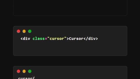 CSS Cursor Property