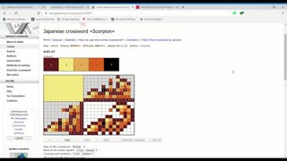 Nonograms - Scorpion