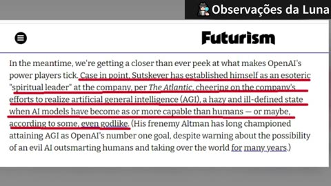 O cientista-chefe da OpenAI tem feito estranhas afirmações espirituais