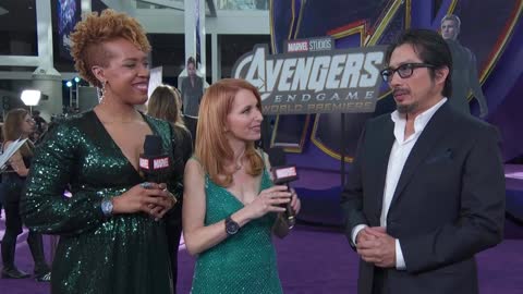 Hiroyuki Sanada joins the MCU LIVE from the Avengers Endgame Premiere