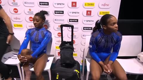 Simone Biles Wins Gold - All Around Worlds 2023 Antwerp