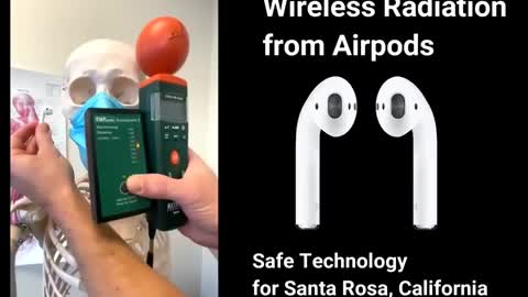 Wireless radiation from AirPods