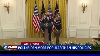 Poll: Biden more popular than his policies