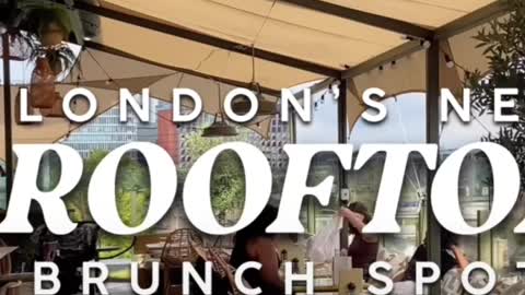 london rooftop brunch