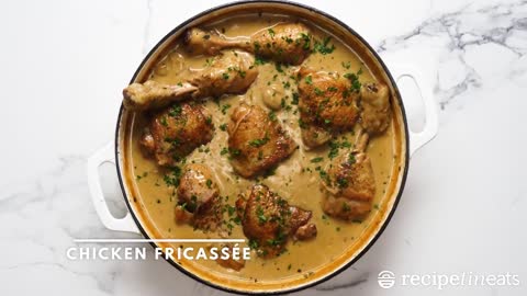 Chicken Fricassee - quick French Chicken Stew