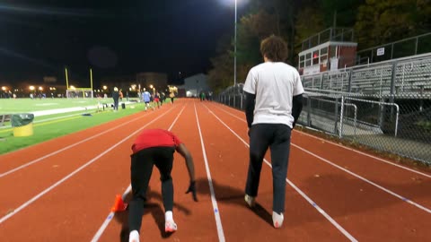 Sprinter Burns Another Sprinter At Practice!