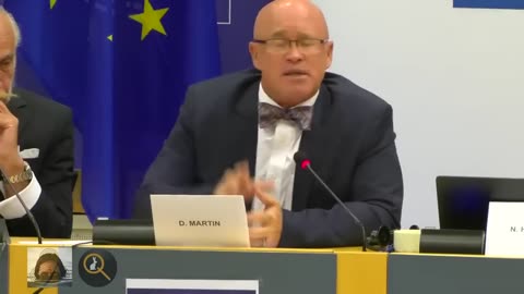 Dr. David E. Martin auf dem International Covid Summit III im Parlament der EU am 03.05.2023