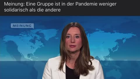 Tagesschau hetzt gegen Ungeimpfte Menschen um die Spaltung weiter voranzutreiben