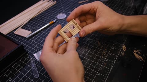 [Model making] Christmas three-dimensional painting of the cozy house Horror Strangers 7