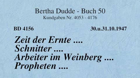 BD 4156 - ZEIT DER ERNTE .... SCHNITTER .... ARBEITER IM WEINBERG .... PROPHETEN ....