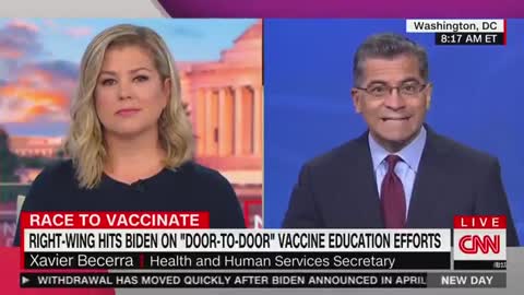 HHS Secretary Defends Door-to-Door Vaccine Checks