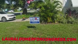 Joe Biden Supporter Flying An Antifa Flag