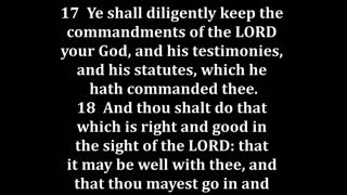 Deuteronomy 6 King James version