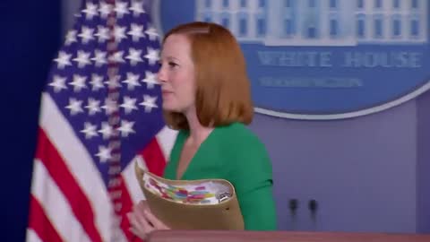 Psaki RUNS AWAY When Asked About Vaccine Mandates