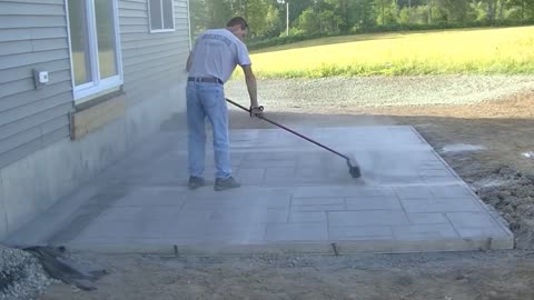 How to Form, Pour, and Stamp Concrete