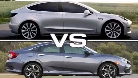 Tesla car | Honda vs Tesla | Tesla vs Bmw | Tesla vs Audi