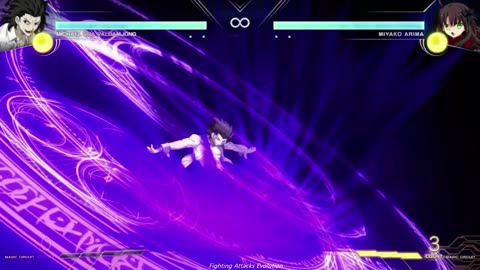 Melty Blood Type Lumina; Michael Roa Valdamjong Arc Drive and Last Arc Special Attacks