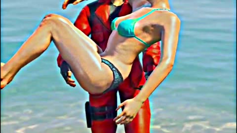 GTA V_ GTA X FREE FIRE _RED CRIMINAL SAVING GIRLFRIEND____SHORTS ////??