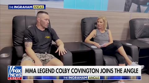 Colby Covington Chats With Laura Ingraham