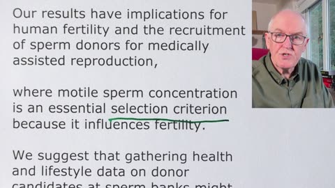 Reducing sperm motility