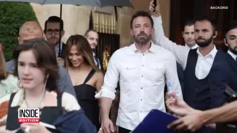 J-Lo and Ben Affleck Spotted Holding Hands on Honeymoon