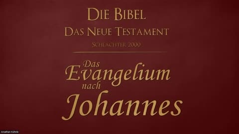 Hörbibel - gelesen von Jonathan Kühnle (Johannes Kapitel 3)