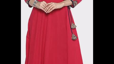 The tunic style is anarkali-The tunic style is anarkali