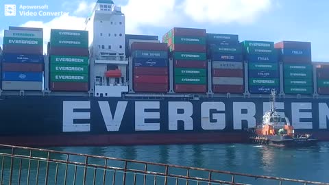 NEWS : 1 yr after Suez canal fiasco, EVERGREEN "Ever Forward" ran aground near Baltimore!!