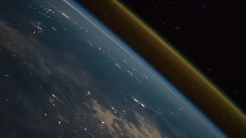 Rocket Launch as Seen from the Space Station