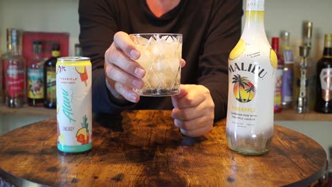 Malibu Pineapple Rum & Alani Tropsicle Energy Drink