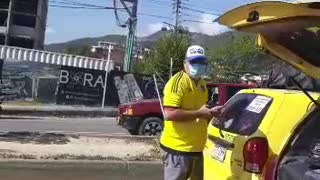 Paro de taxis - Vía al Aeropuerto