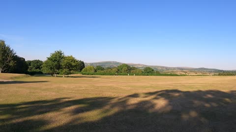 Dartmoor Tors from Tavistock golf course Dartmoor.