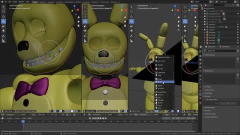 five nights at freddy's: spring bonnie Speedmodel part 14