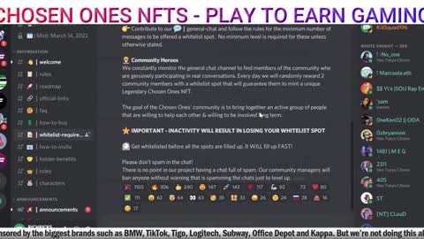 Chosen Ones NFTs | CHOSENONES.IO | Play To Earn | Metaverse | RICH TV LIVE