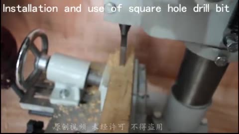 Square Drill Bit Square Hole Saw 6-16mm Mortise Chisel Wood Drill Bit