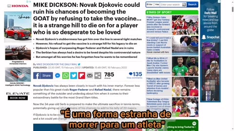 Repentinite de Dixon e a grandeza de Novak Djokovic