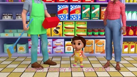 Humpty Dumpty Grocery Store | CoComelon Nursery Rhymes & Kids Songs