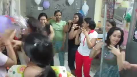 Indian hostel girl party function birthday party enjoy enjoy