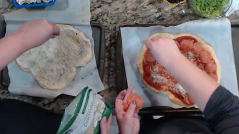 In My Kitchen - Making lower carb pizzas with Fat Head Pizza Dough - Keto Friendly Recipe