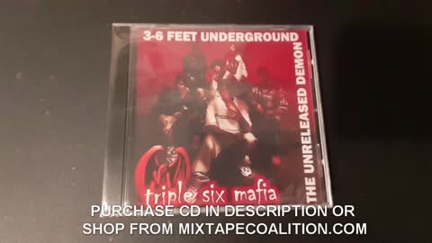 Three 6 Mafia - Unreleased Demon 3-6 Feet Underground FULL CD TRIPLE SIX MAFIA