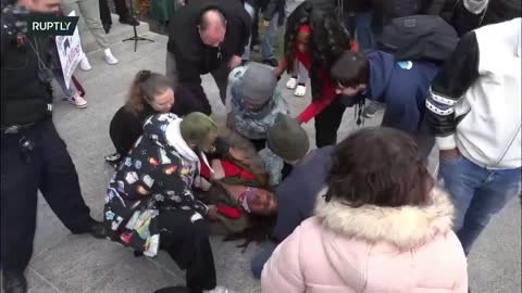 Drama outside Kenosha County court as jury finds Kyle Rittenhouse not guilty