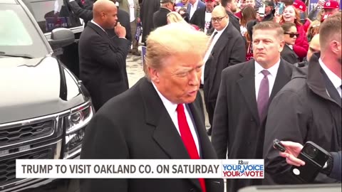 Trump to visit Oakland Co. on Saturday; VP Harris visiting GR next week