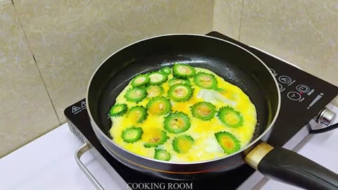 Gourd with eggs tastes better than meat! Healthy, quick, easy and very tasty recipe!