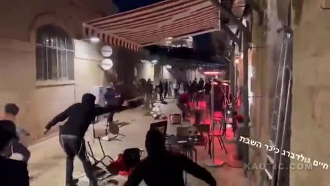 Armenian restaurant in Israel getting attacked by locals