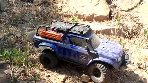 RC Traxxas TRX4 Sport Rock Crawler @ The Old Spahn Movie Ranch Location