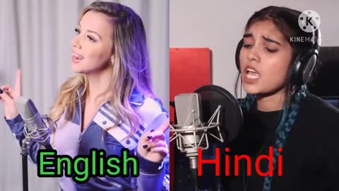 Satisfya_female_version_hindi_vs_english_Aish_vs_EmmaHeesters_Gadi_LamborghiniImran_Khan_cover_song