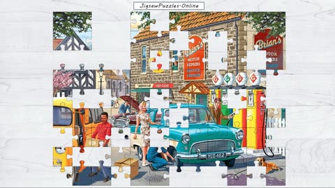 Gas Station Jigsaw Puzzle Online